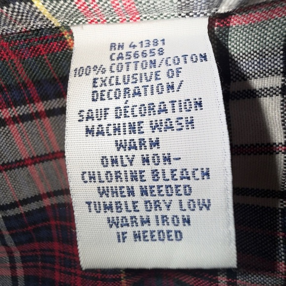 Ralph Lauren Classic Fit Flannel Shirt L • Plaid Long Sleeve Button Down - Picture 15 of 17